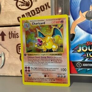 Charizard 4/102 1st edition shadowless Pokemon Card Proxy